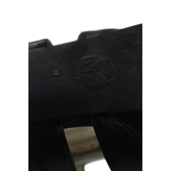 Michael Michael Kors Womens Leather Strappy Heels Black Size 7M - Picture 5 of 7